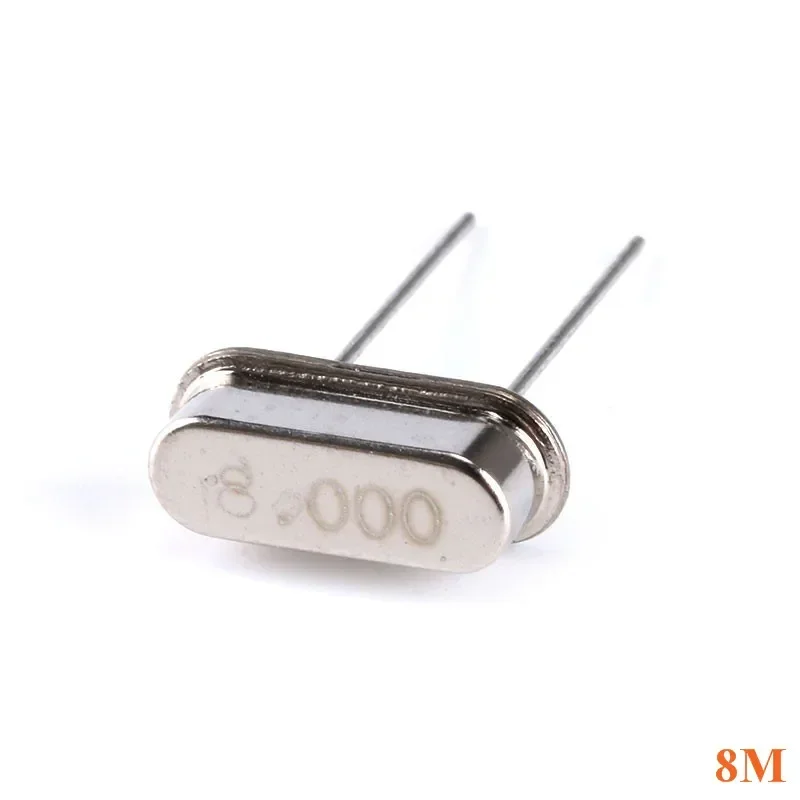 10pcs 8.000M 8.000MHZ 8MHz 8 MHZ Quartz Crystal Resonator Passive Oscillator HC-49S New