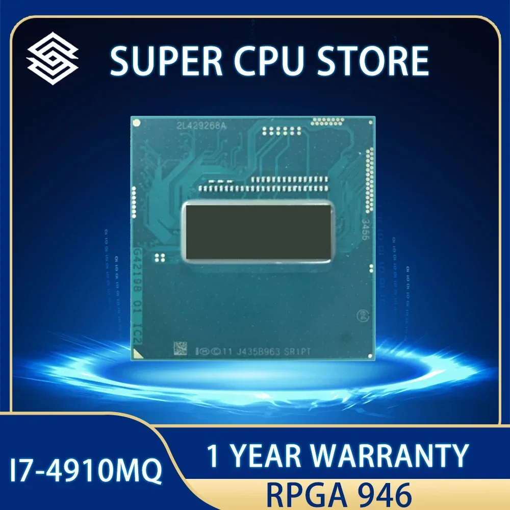 Intel Core I7 4700MQ 2.4GHz Quad Core 6M SR15H PGA 946 Notebook