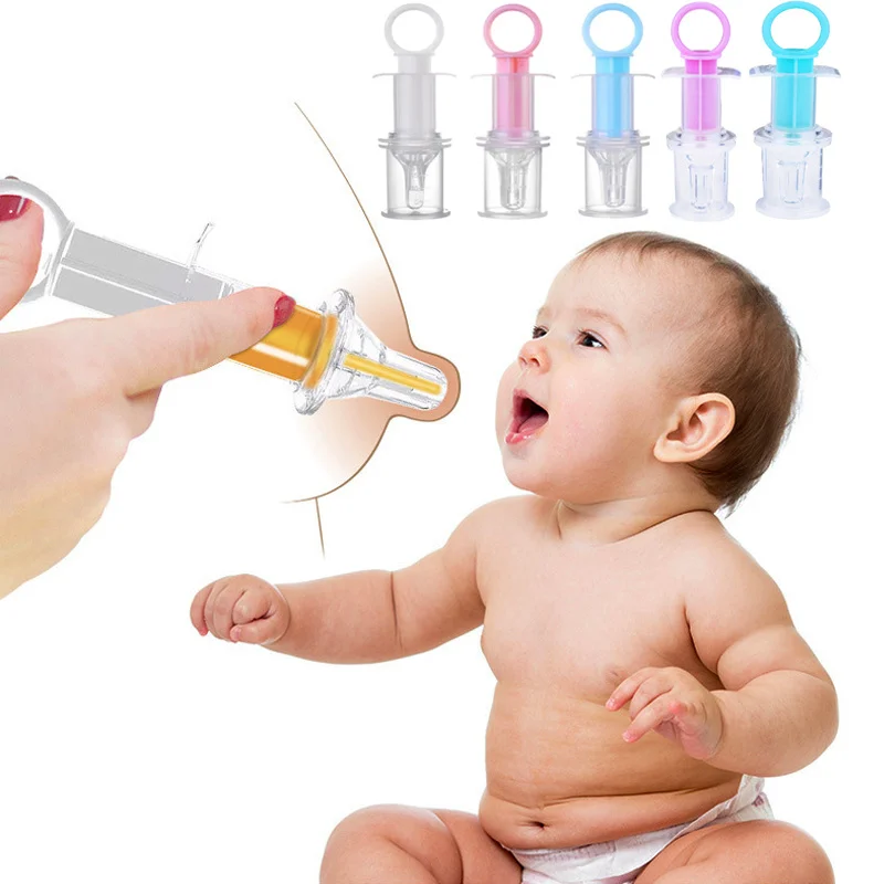 Anti-Choke Baby Medicine Feeder Newborn Kids Smart Medicine Dispenser Needle Feeder Squeeze Children Medicine Dropper Dispenser 3