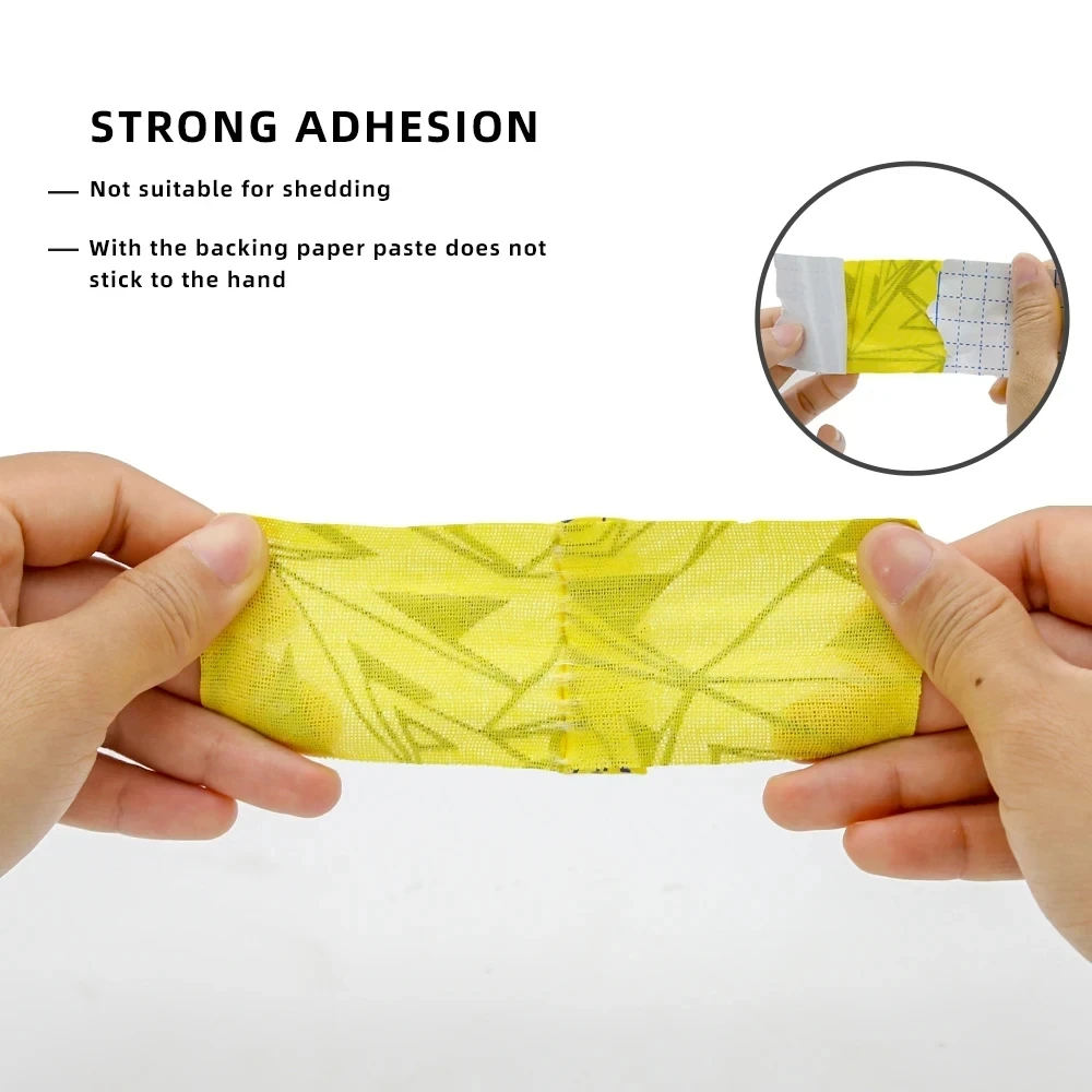 AOLIKES Kinesiology Tape Cotton 5CM Prints Sports Accessory Elastoplast Waterproof for Muscle Support Pain Relief