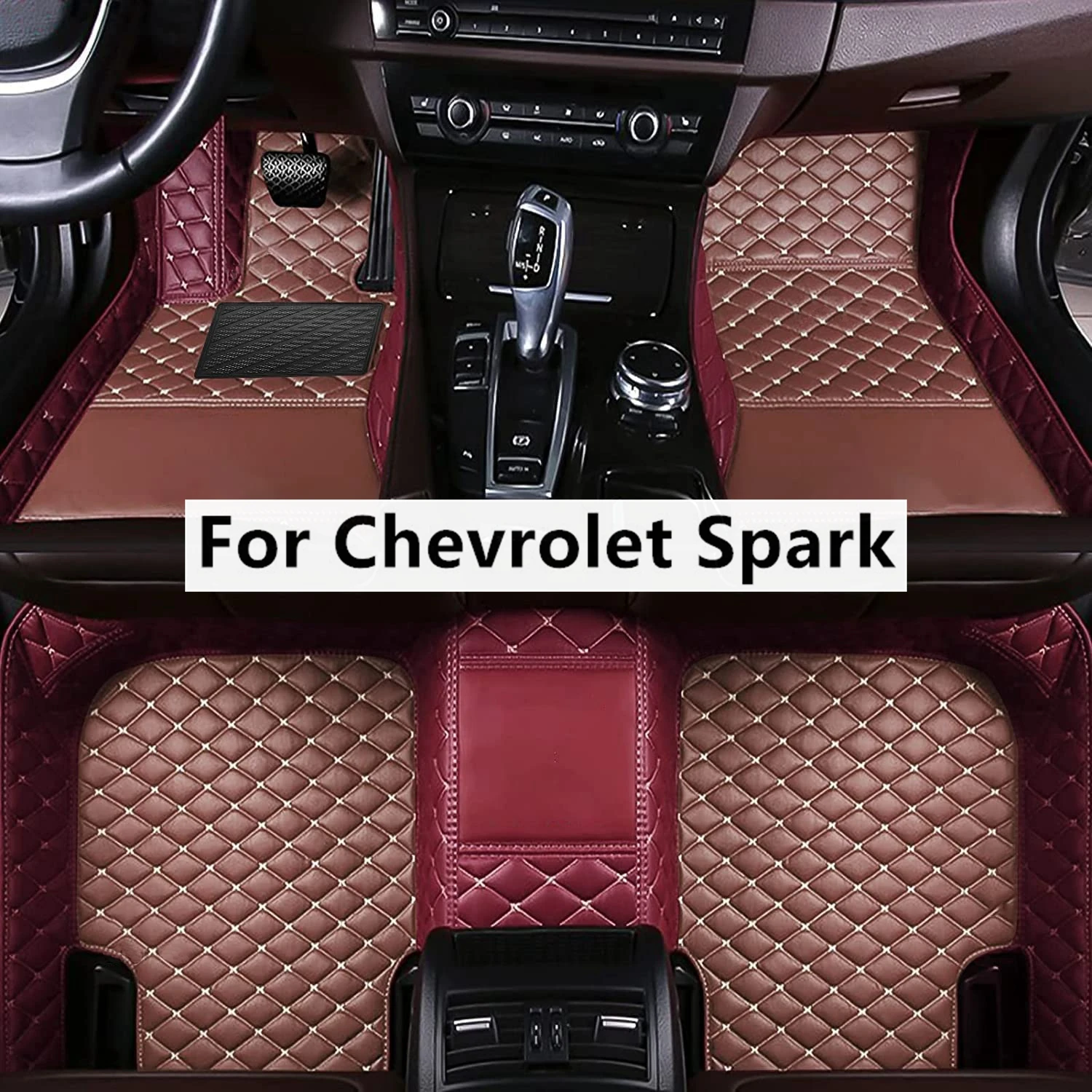 

Подходящие цвета автомобильные коврики на заказ для Chevrolet Spark Foot Coche, аксессуары, коврики