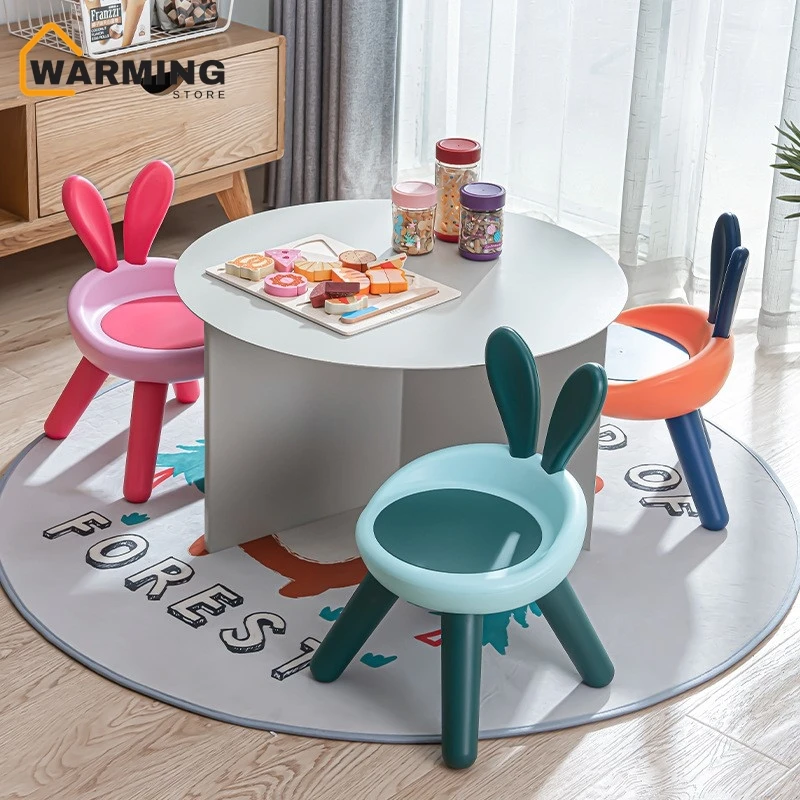 Warming Children's chair stool Baby back table seat Baby sofa chair home kindergarten cute little bench kids