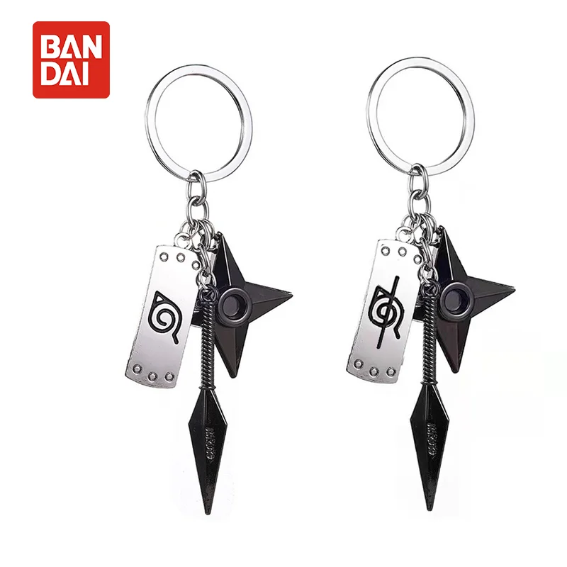 Keychain Kunai Shuriken Konoha Ninja Bag 2022 Men's Anime Jewelry Keyring Gift Naruto Accessories Women's Backpack. |