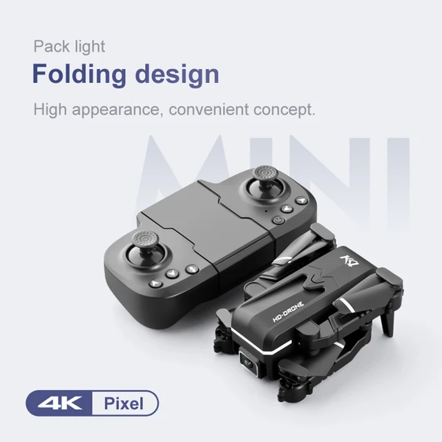2022 New KK1 Mini Rc Drone 4K with Dual Camera HD Wifi Fpv One-Key Automatic Return Helicopter Quadcopter Dron Toy for Child Kid