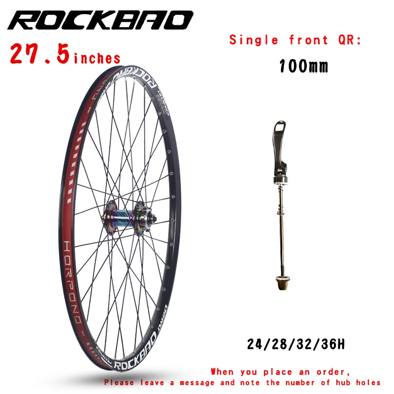 Rockbao-クイックリリース自転車ホイールセット,ディスク