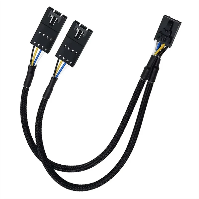 4 Pin Male To Female Fan RGB Splitter Cable For Corsair RGB HUB, Lighting Node Core And ICUE Commander CORE XT 3