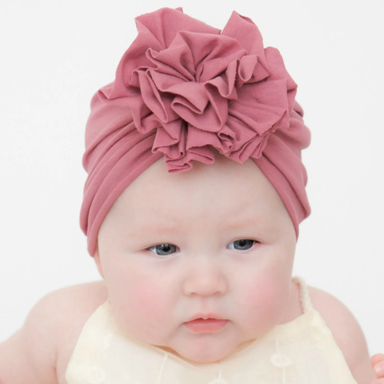Winter Hat Toddler Boy Toddler Infant Baby Boys Girls Stretch Flowers Floral Breathable Hat Caps Headwear 3 Baby Grandma