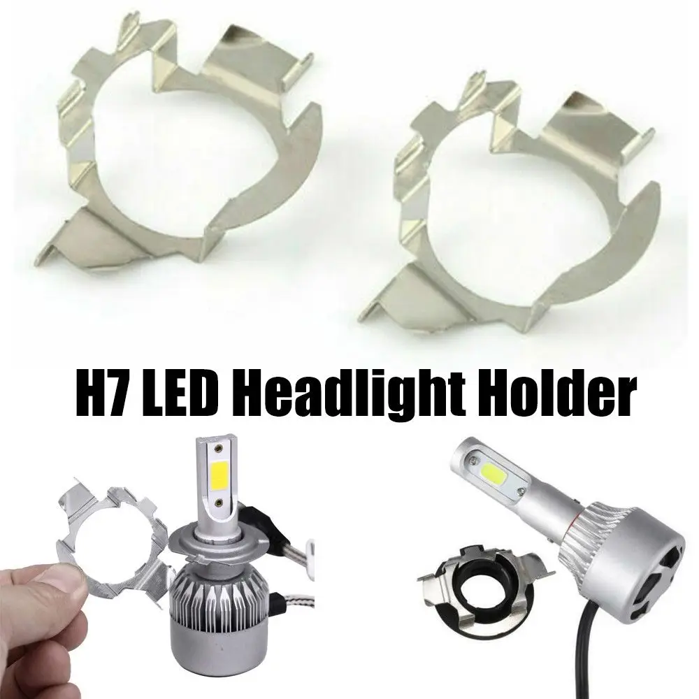 H7 LED Headlight Bulb Base Holder Adapter Socket Retainer for BMW/Audi/Benz/VW/Buick/Nissan