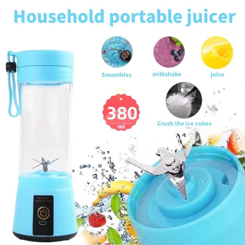 Kitchen Blender Mini Electric Juicer USB Rechargeable Smoothie Milkshake Maker Portable Automatic Fresh Squeezed Fruit Orange
