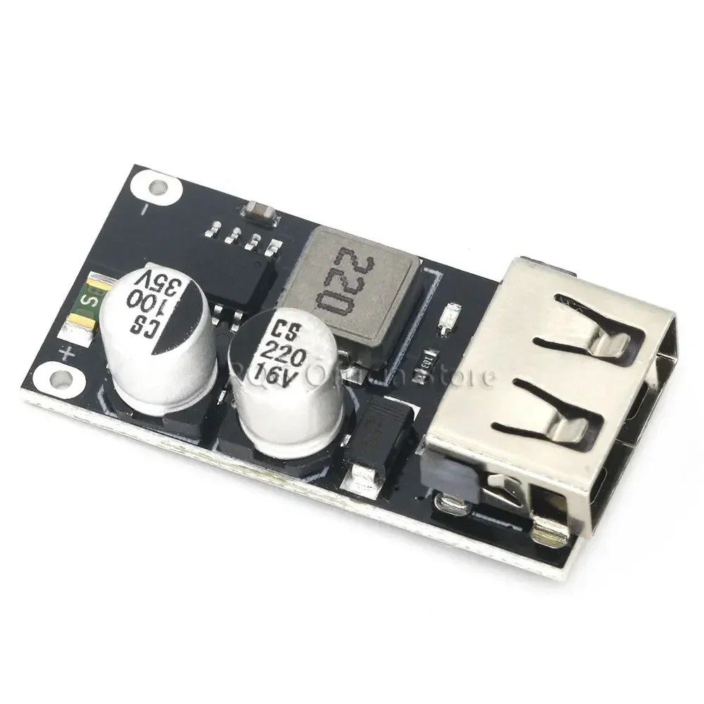 QC3.0 QC2.0 USB DC-DC 벅 컨버터 충전 스텝다운 모듈 6-32V 9V 12V 24V 고속 충전기 회로 기판 3V 5V 12V