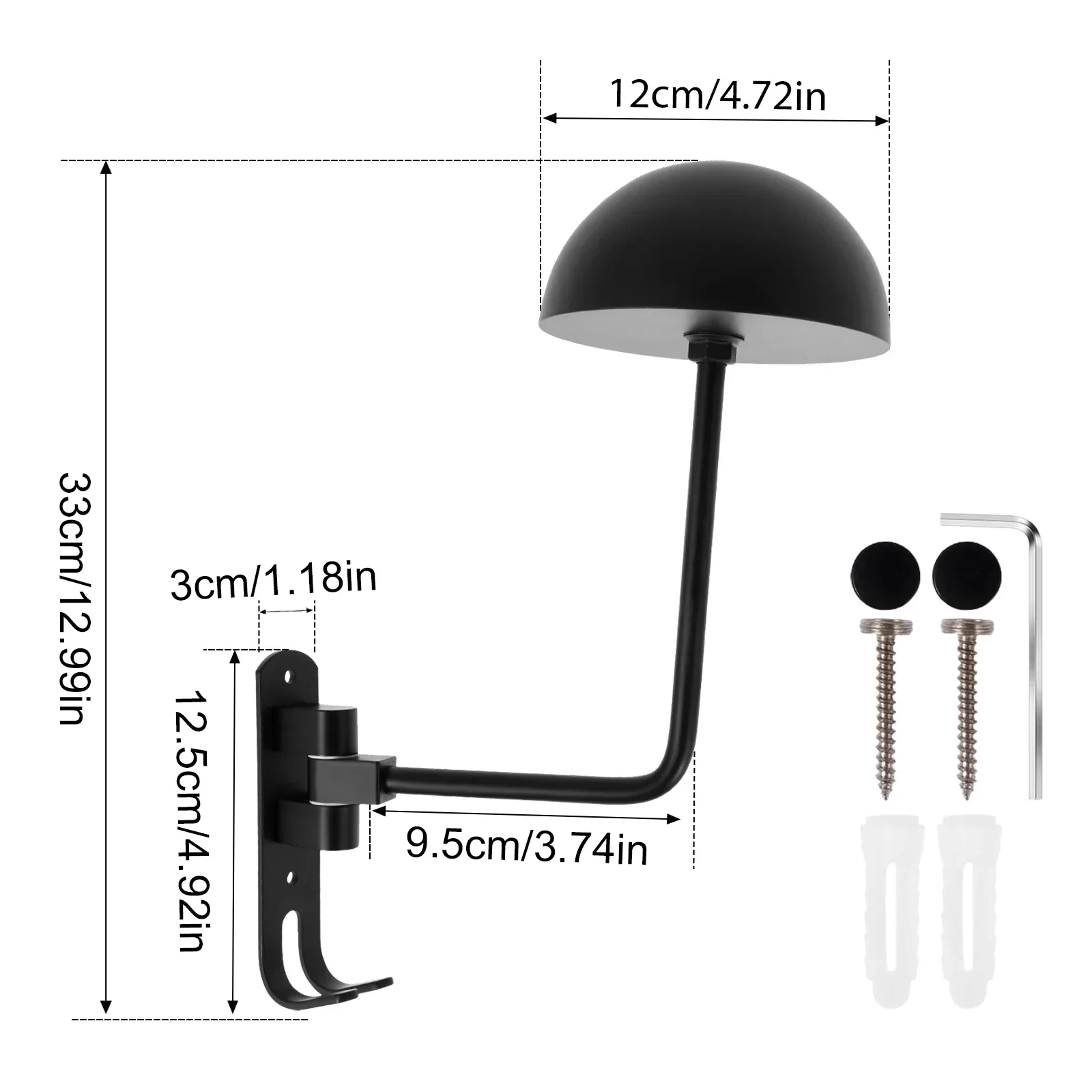 180&deg; Rotation Wall Mounted Universal Motorcycle Helmet Rack Seat Cover Helmet Storage Holder Alloy Hanger Stand Hook motorcycle helmet holder storage bag holder