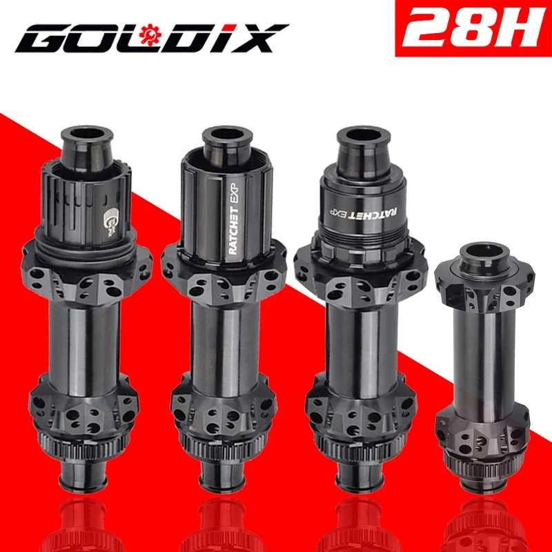 Goldix 240Exp Ratchet Mountain Bike Straight Pull Hub 28H Hg/Xd/Ms Center Lock Disc Mtb Hub Boost Mozzo Ruota Bicicletta