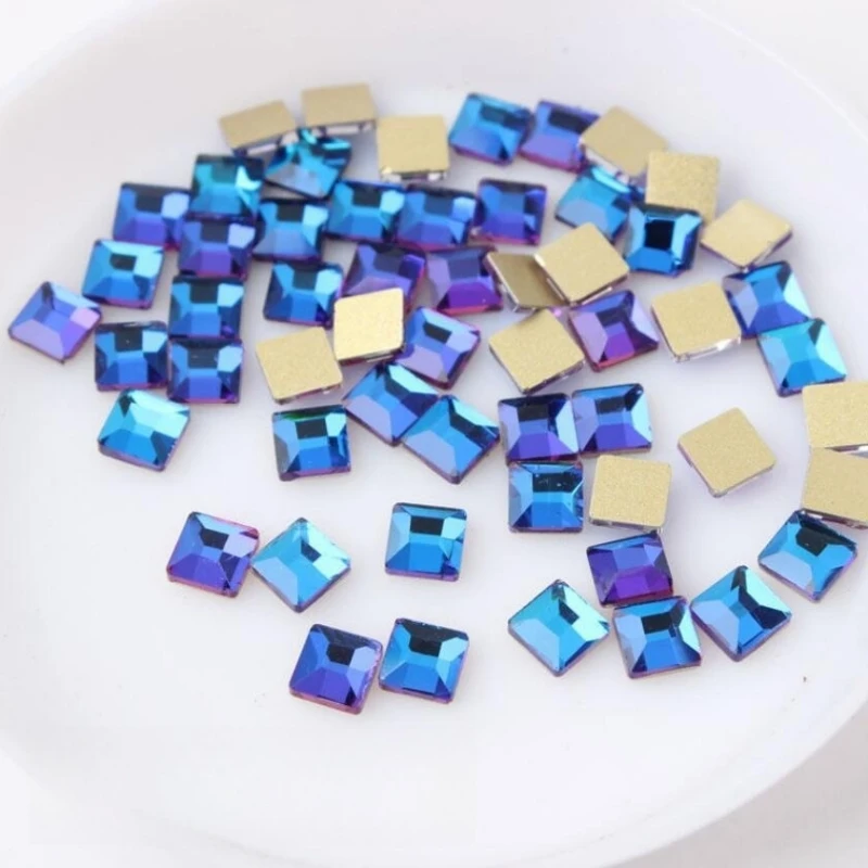 Nail Art Rhinestones 3mm/4mm Square Shape Boutique Flat bottom nail art rhinestones Glass crystal 3D nail decoration Multiple shapes nail art rhinestones,nail art accessories,glass rhinestones,glass crystals,rhinestone crystals,rhinestone accessories