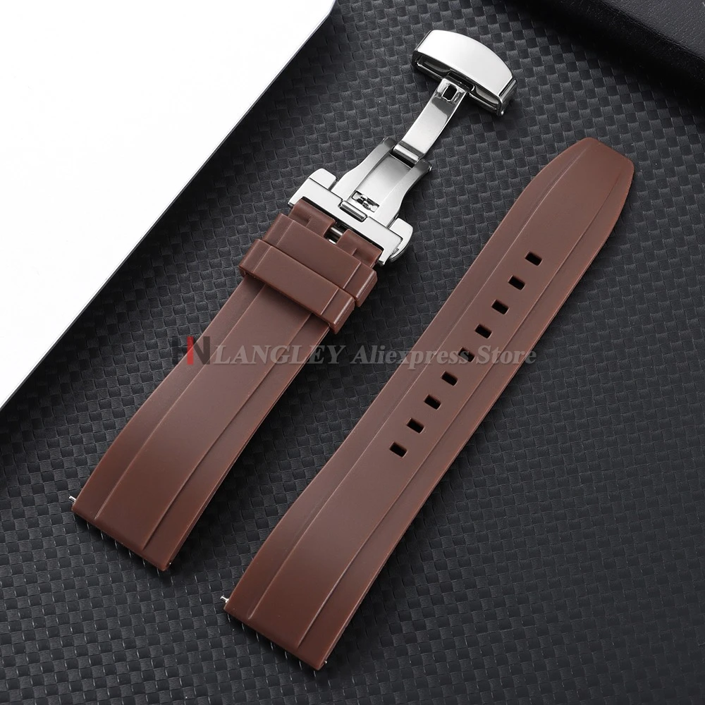 Premium Quick Release Silicone Watch Strap - Versatile Rubber Band in Multiple Sizes