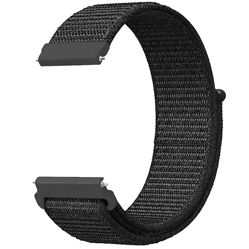 Nylon Loop Sport Strap - 20/22mm Adjustable Wristband