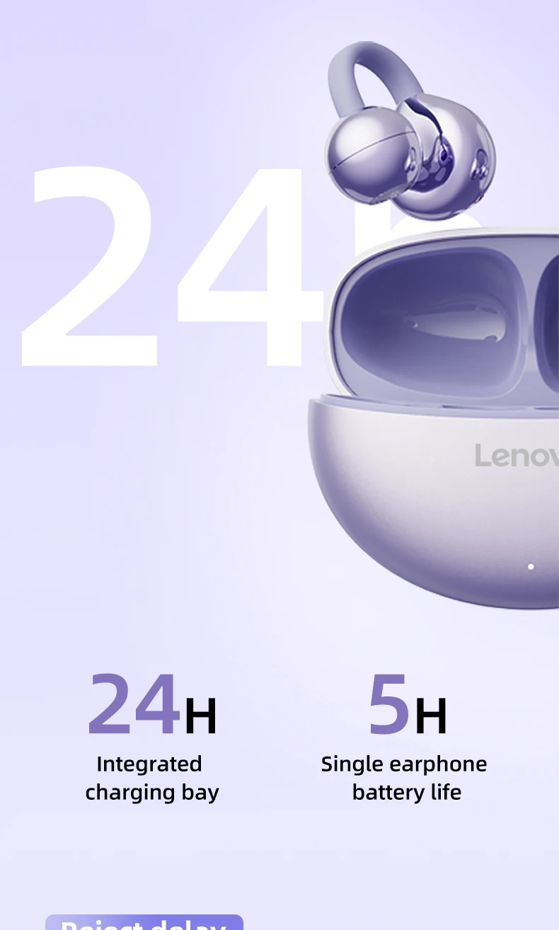 Sbf66e9d53a284855a72cfd5f2e946b5ey Lenovo Wireless Bluetooth 5.4 Earphones TWS Panoramic Sound Effects Ultra Long Battry Life Headphones Comfortable To Wear TA410