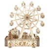 ferris wheel 3D Wooden Puzzle, Scale Model,DIY Model Kit, Handcraft Gift,Home Decoration,Mechanical Model Kit, Building Toy 2