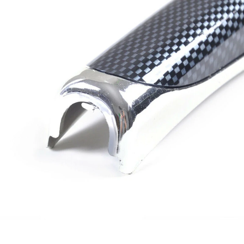 Black Carbon Fiber Handbrake Cover SUV Car Hand Brake Protector Decor Cover Auto Accessories