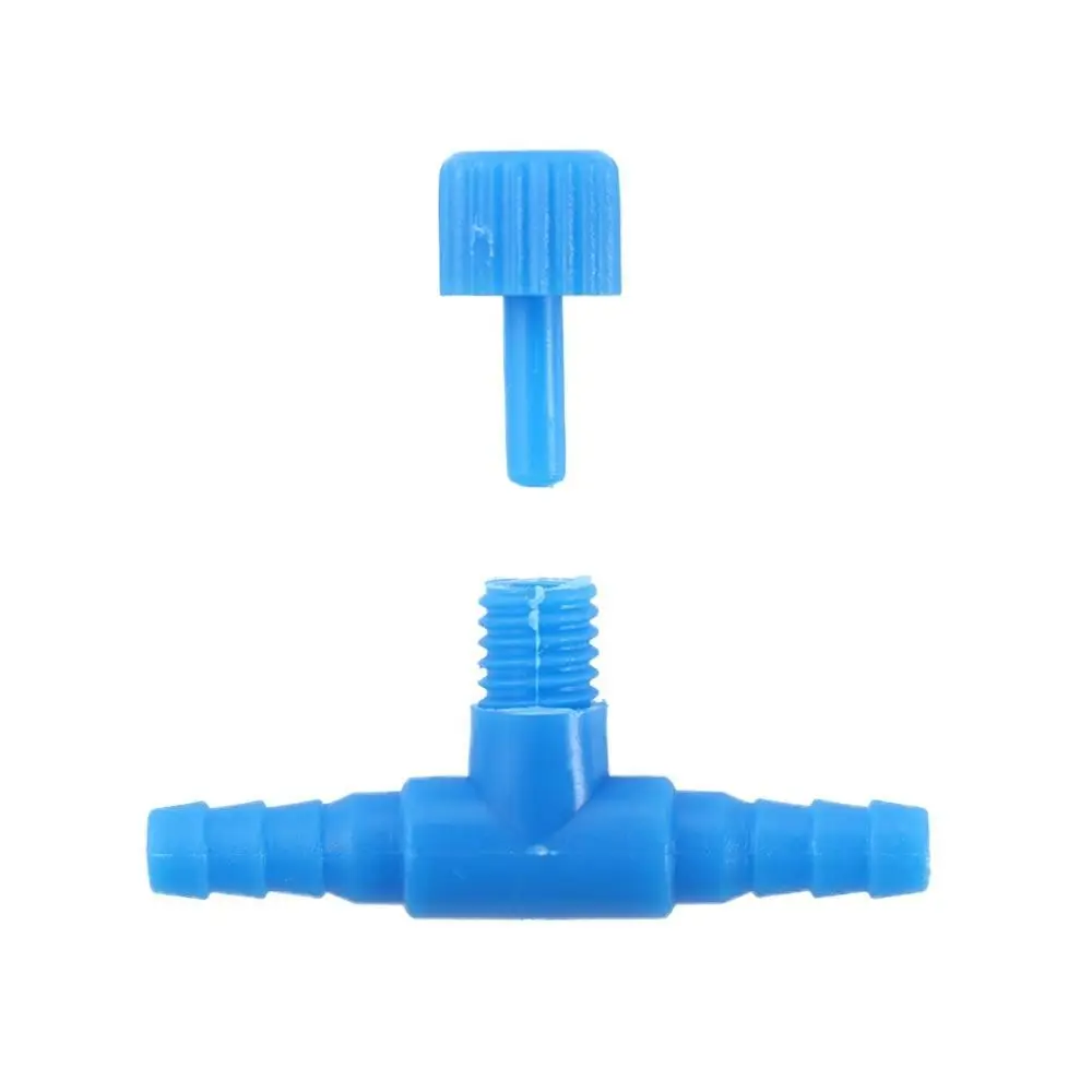 10 stücke Aquarium Luftleitung Durchfluss regelung Ventil Aquarium für 4/6mm Airline-Schlauch Rohr einstellbare Stecker Schalter Hahn – Detail 1