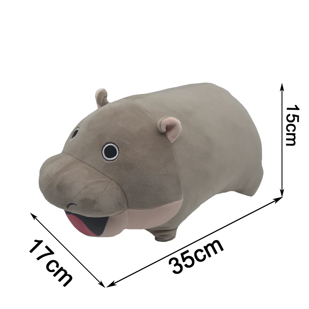 TreasuringU Hippos Moo Deng jouets en peluche mignon bébé hippopotame  oreiller en peluche maison de noël pantoufles jouet - AliExpress, image size:1000x1000