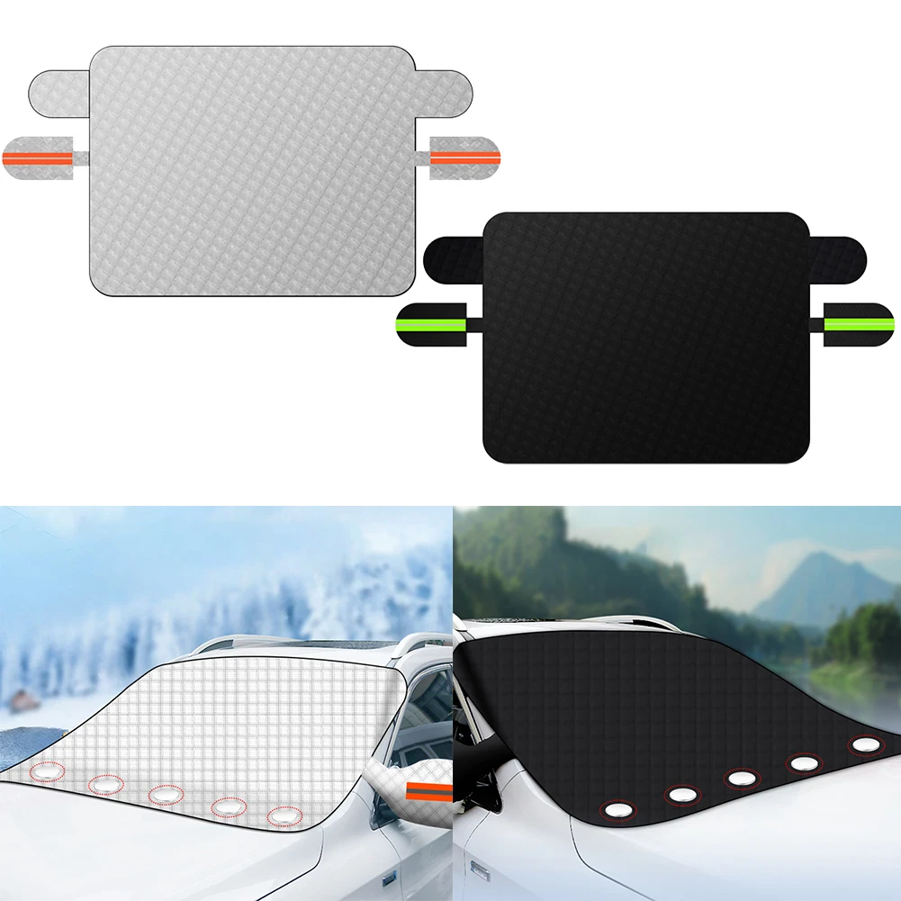 

Car Magnetic Windscreen Cover Ice Frost Shield Snow Protector Sun Shade Winter Car Windshield Snow Sun Shade Waterproof Cover