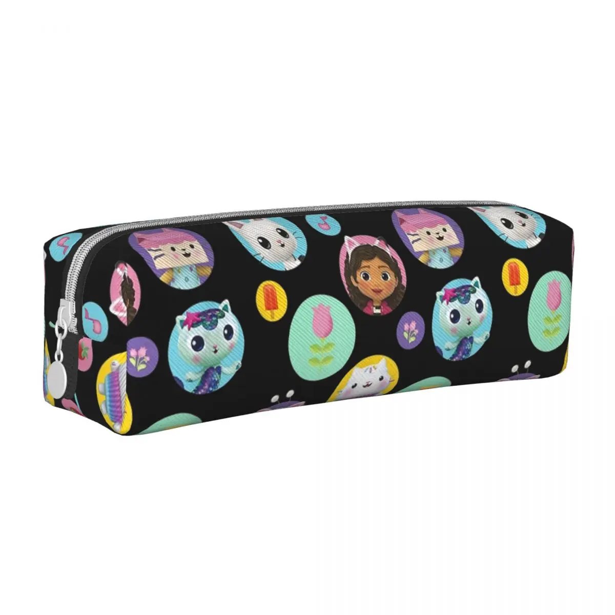 

Cute Gabby's Dollhouse Icons Pencil Case Gabbys Cute Pencilcases Pen Holder for Student Large Storage Bag School Gift Stationery