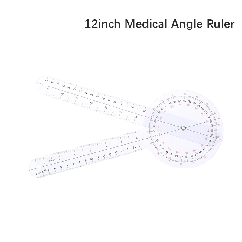 Angle Measuring Tool 0-360 Degree Goniometer Angle Medical Spinal Angle Ruler Inclinometer Ruler Protractor finder Measuring Tools