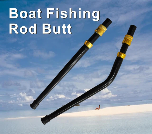 ORJD Rod Butt Big Game Rod Straight Butt Trolling Fishing Rod Aluminum Bent  Butt Sea Fishing Rod Straight Handle Curved Handle