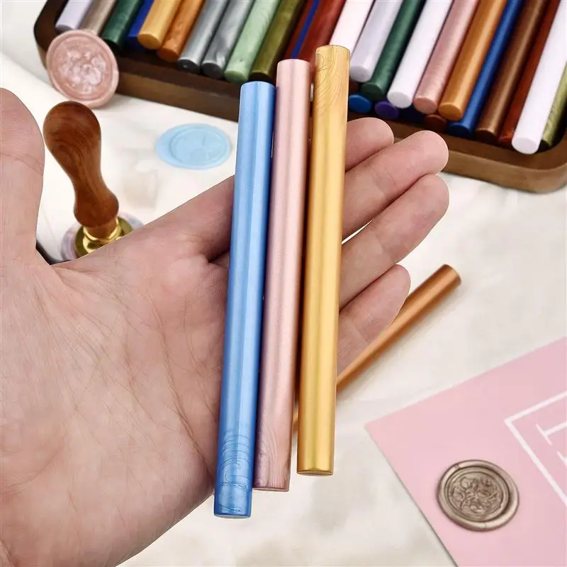 Glue Gun Wax Seal Invitations Glue Gun Wax Sealing Sticks Wax Seal
