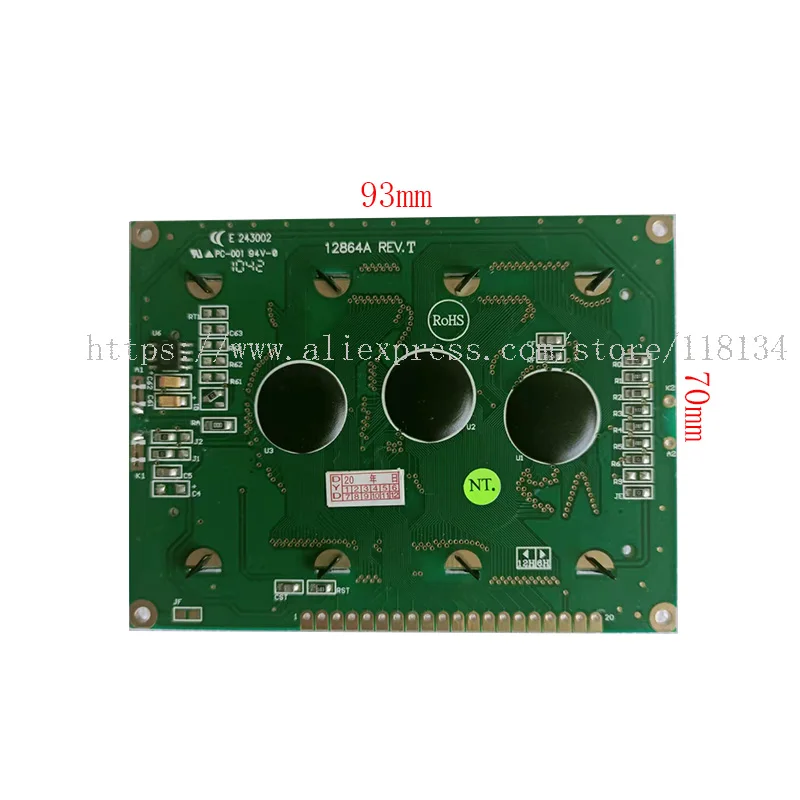 Tela Lcd 12864a re V.t Lcd Modelo Painéis e LCDs p/ tablet - Imagem 2