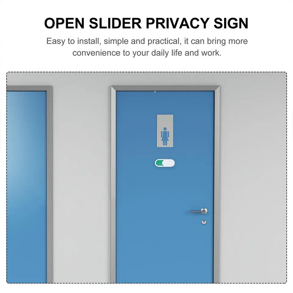 Vacant Occupied Door Sign Conference Room Privacy Slider Small Slide ...