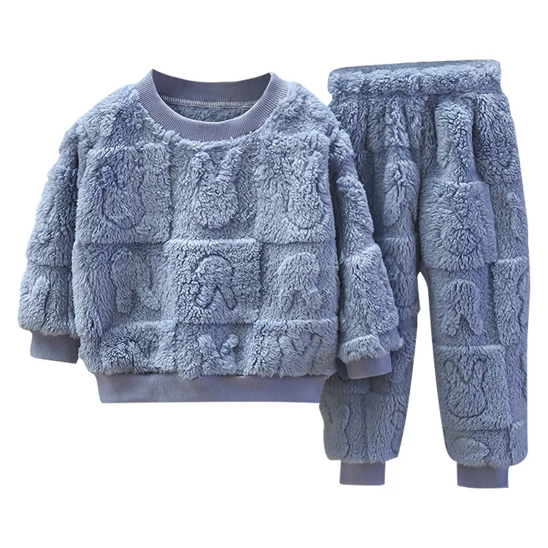 Toddler Boy's and Girl's Flannel Pajamas 1