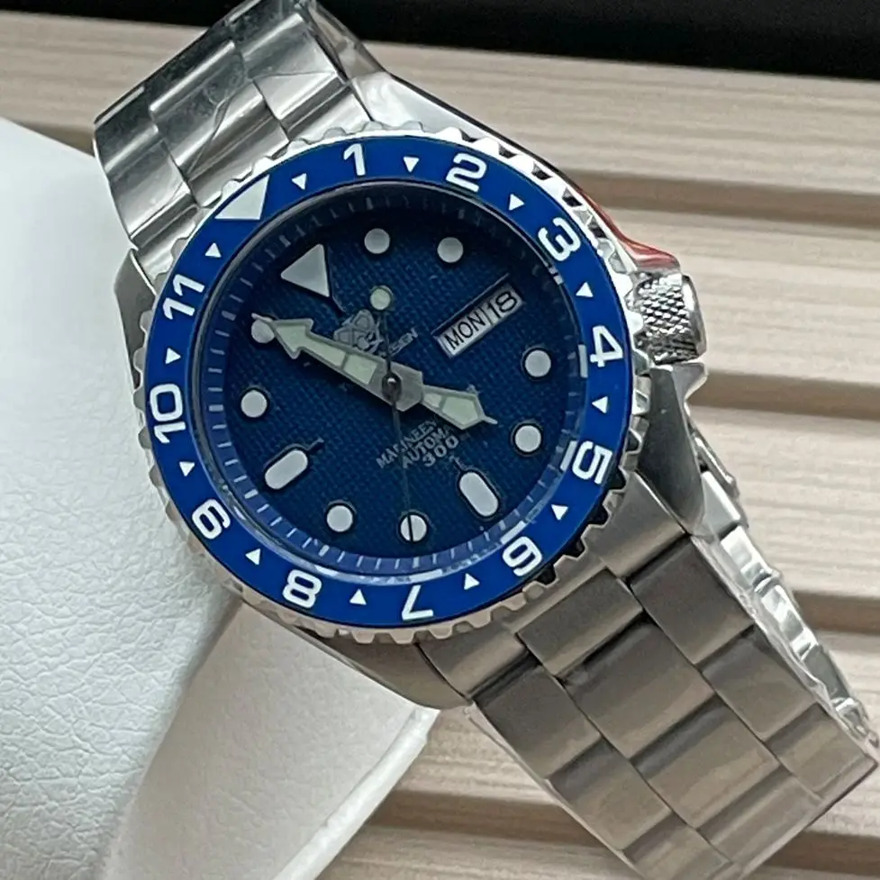 

TUEDIX Reloj Hombre Dress NH36A Watch for Men Selfwinding Wristwatch Stainless Steel Divers Clock C3 Luminous Sapphire Crystal