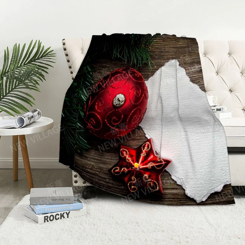 Home decoration plush Sofa blanket Christmas Bedspread on the bed anime fluffy soft blankets thick blanket for winter