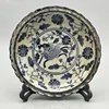 Ancient Jingdezhen Porcelain Blue and White Porcelain Kirintu Porcelain Plate Living Room Ceramic Bowl Antique Folk Collection 1
