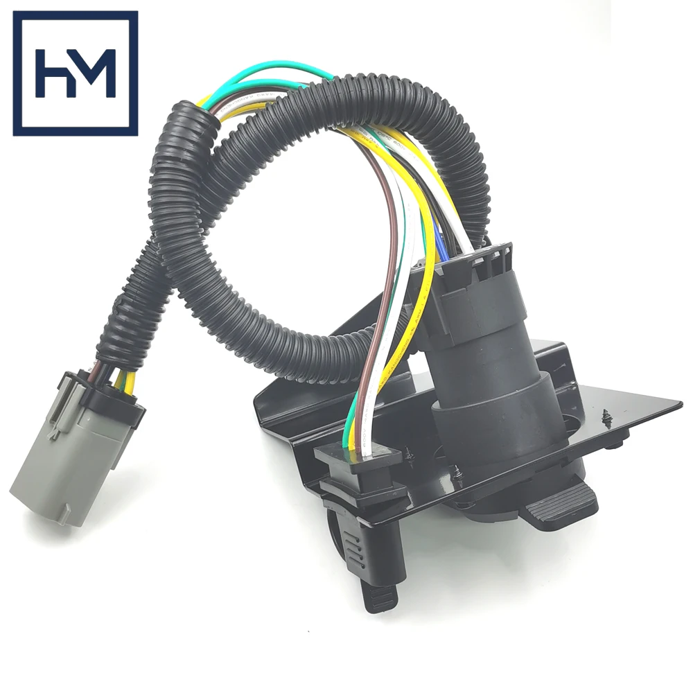 

OE: YC3Z-13A576-CA YC3Z13A576CA 4 & 7-контактный буксировочный жгут проводов для прицепа Ford F250 F350 Super Duty 2002 2003 2004