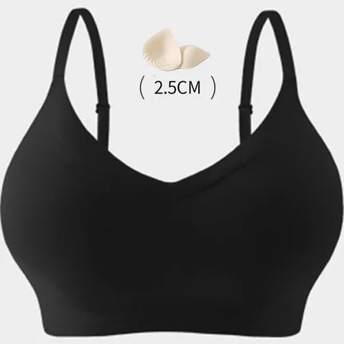 1PC 5cm/2cm Thickened Steamed Bun Fixed Cup Integrated External Expansion Underwear Women's Flat Chest Small Chest Gathered Big