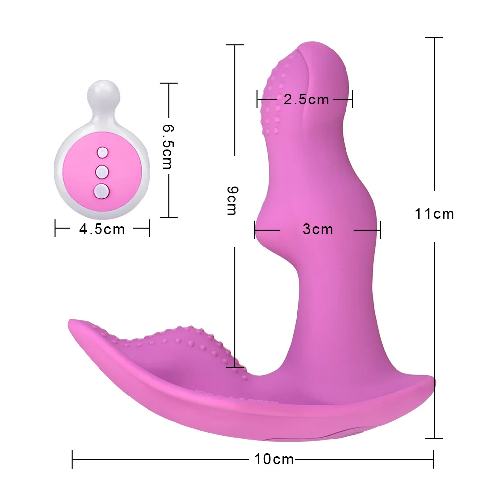 Wireless Remote Clitoris Stimulator G-spot Wearable Vibrator_voghion.com
