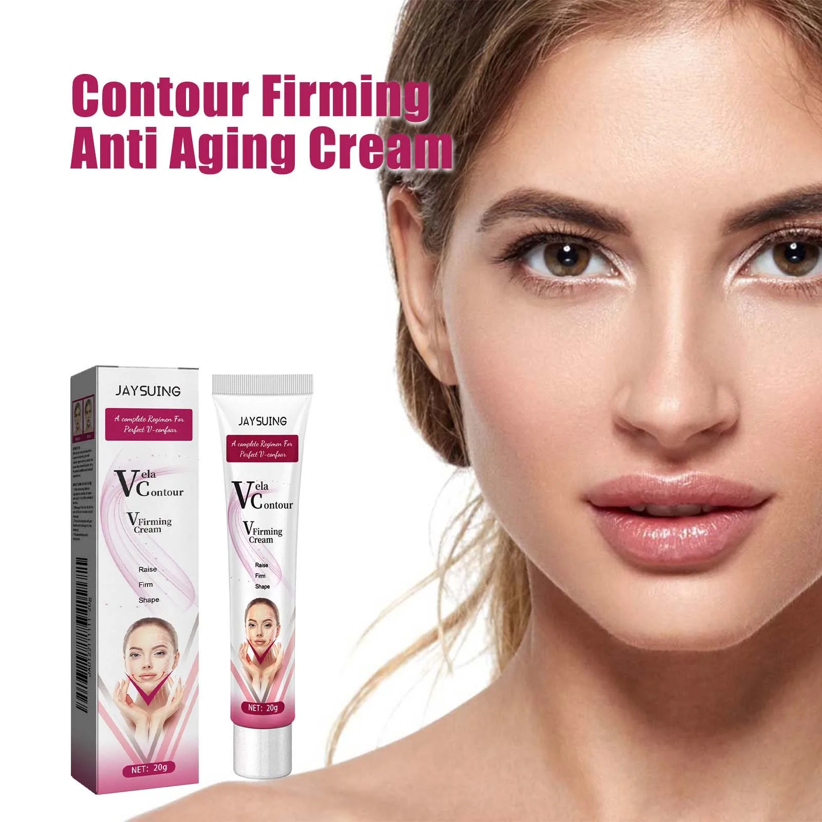 Facial Firming Cream Prevent Skin Sagging Remove Double Chin Increase Cell Elasticity Moisturize Lifting V-Face Massage Lotion