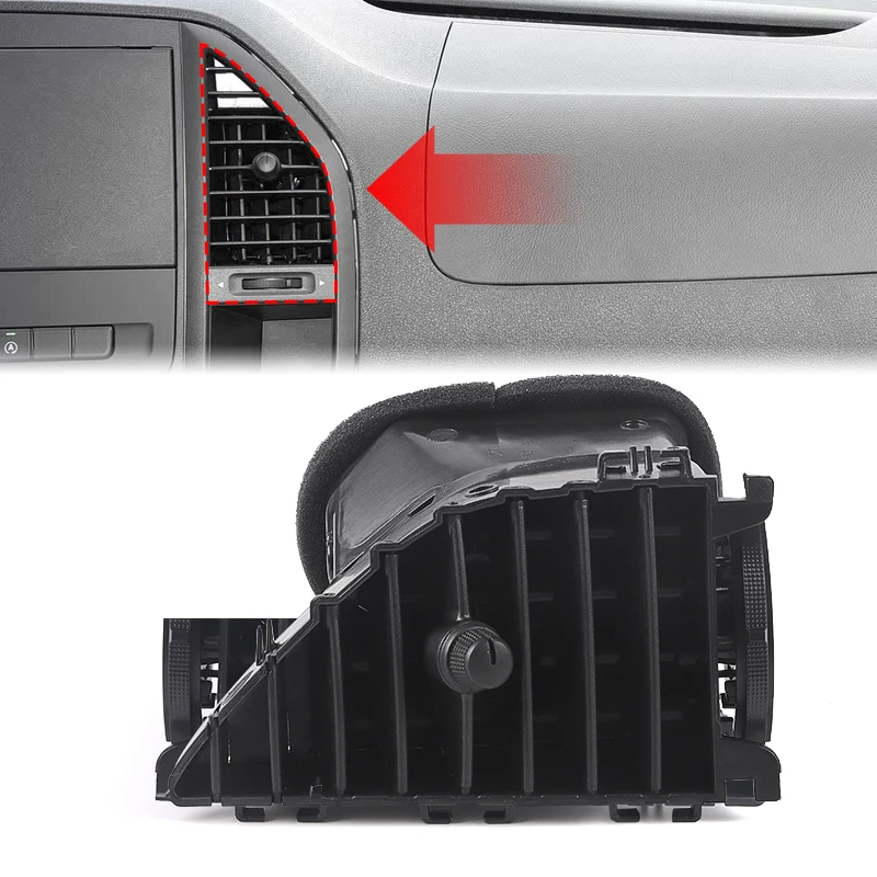 메르세데스 벤츠 비토 V260 W447 W448 A4478300454용 A4478300654 좌우 대시보드 중앙 에어컨 그릴 통풍구