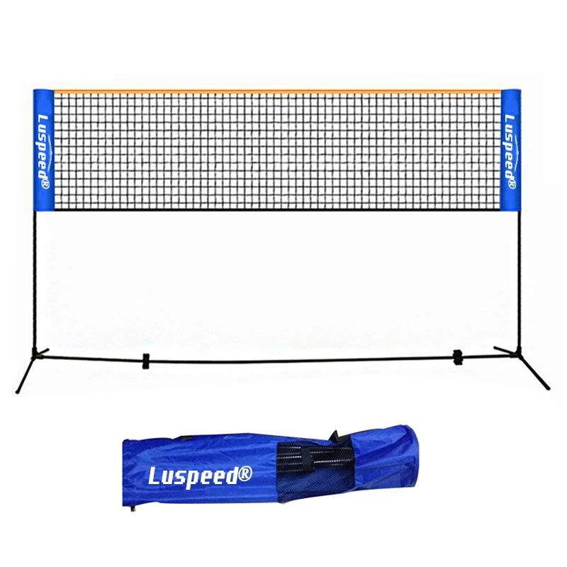 Draagbare Opvouwbare Standaard Professionele Badmintonnet Indoor Outdoor Sport Volleybal Tennis Training Vierkante Netten Mesh