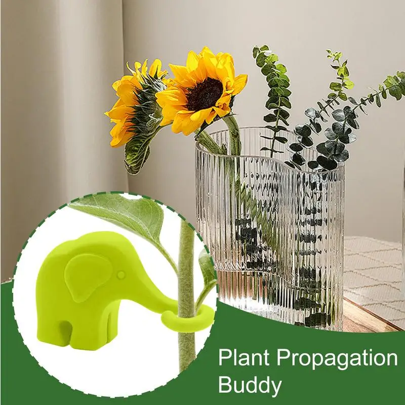 Plant Nurturing Decorative Support Propagation Buddy Plant Support Elephant Shape Flower Fixed Clip Grafting