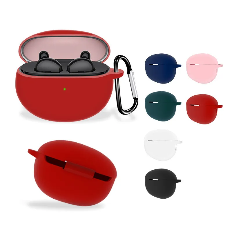 

Silicone Protective Case For Oppo Enco Air For Oppo Enco Air2 Bluetooth Earphone Protective Box Protector Cases with Hook