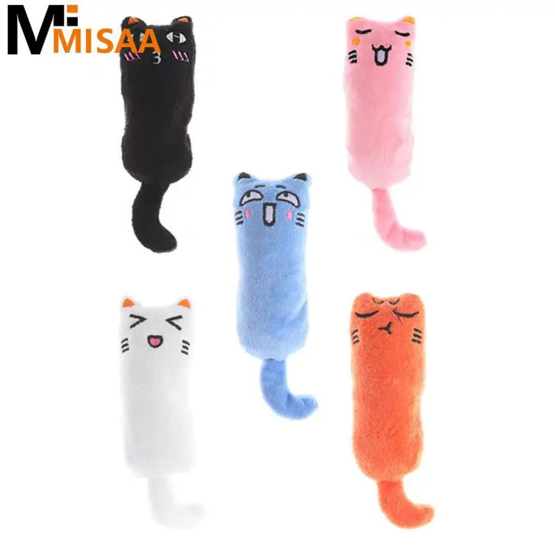 

Teeth Grinding Catnip Toys Lovely Mini Cute Funny Creative Chewing Squeaky Toy Catnip Toy Soft Interactive Plush Cat Toy
