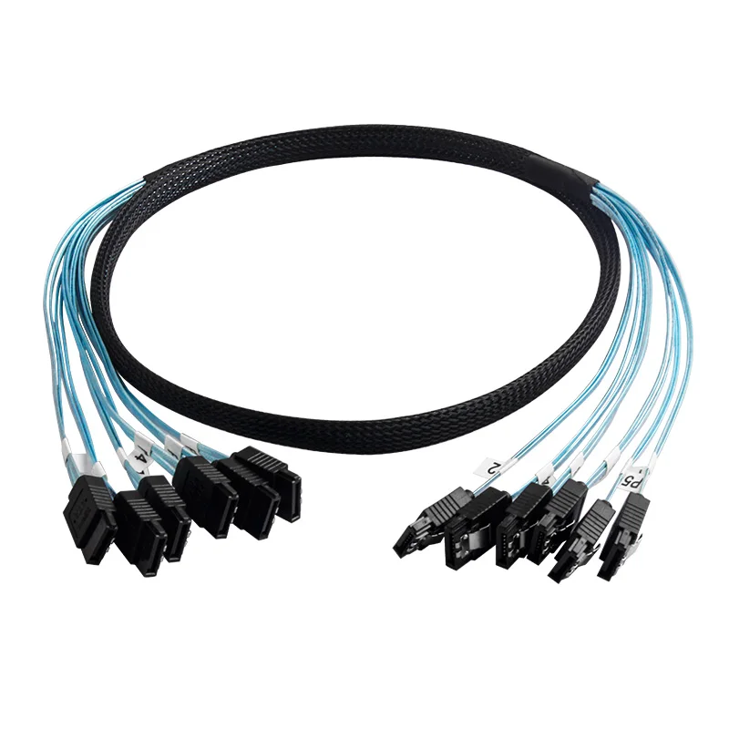 4/6 개/대 Sata-Sata 케이블 6 포트/세트 날짜 케이블 7 핀 Sata Sas 케이블 6Gbps Sata-Sata HDD 케이블 코드 서버 마이닝 용