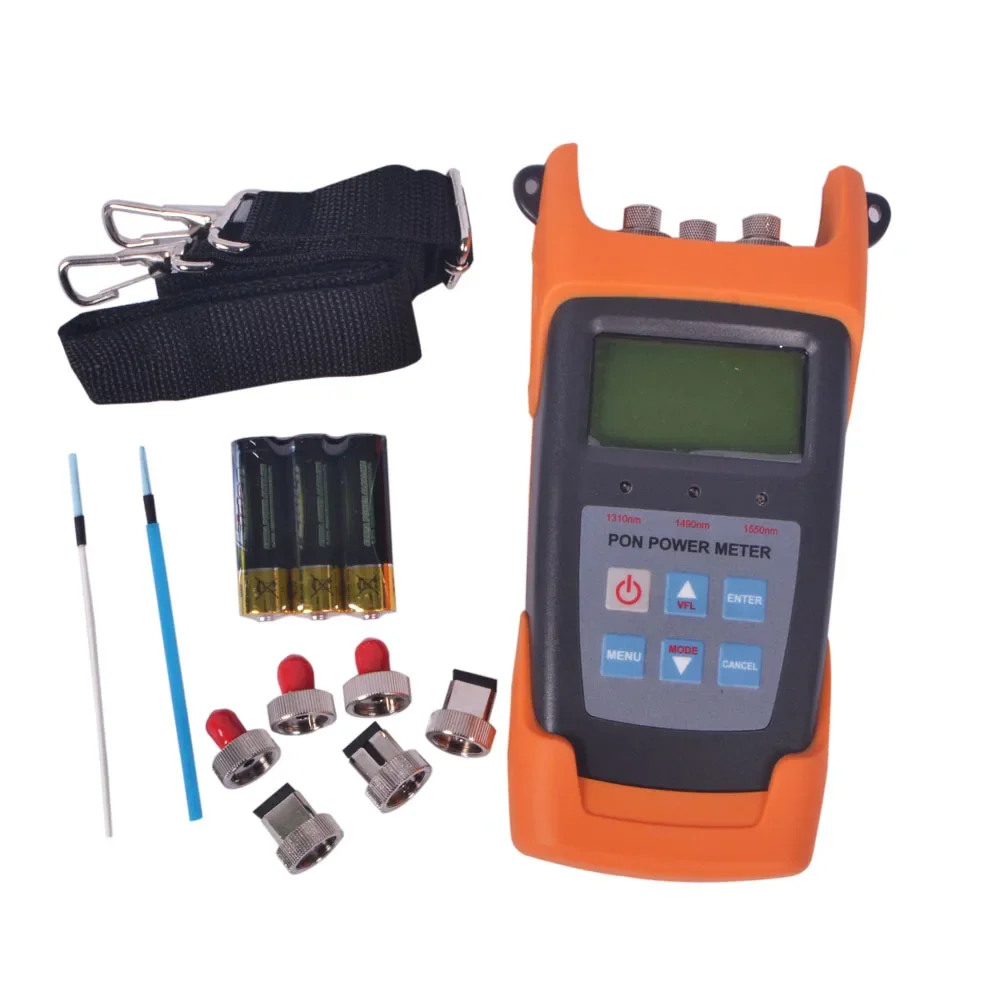 

FTTH application maintenance tool vfl optic pon power meter