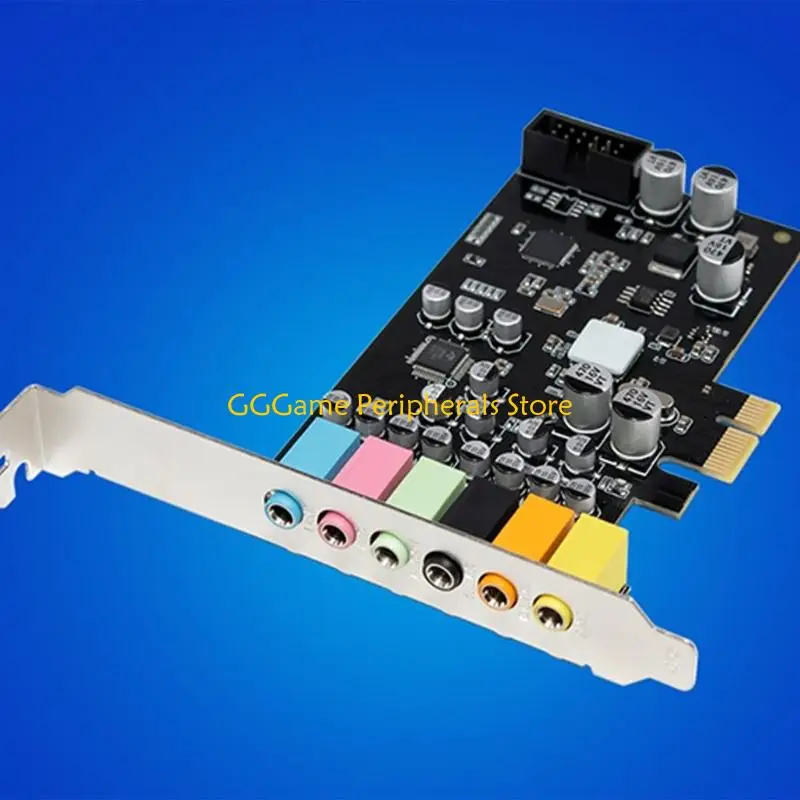 가상 서라운드 사운드를 위한 U55B 전문가 ST117 PCIe 청각 카드 CM6212 7.1CH
