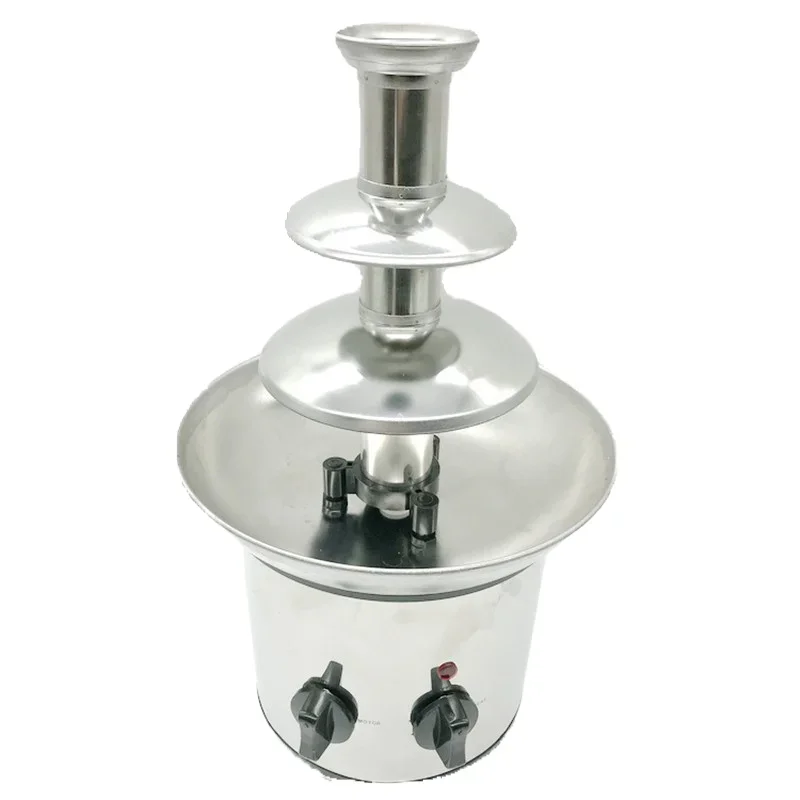Export three-layer chocolate fountain machine for home birthday party parent-child baking noodles sesame sauce waterfall
