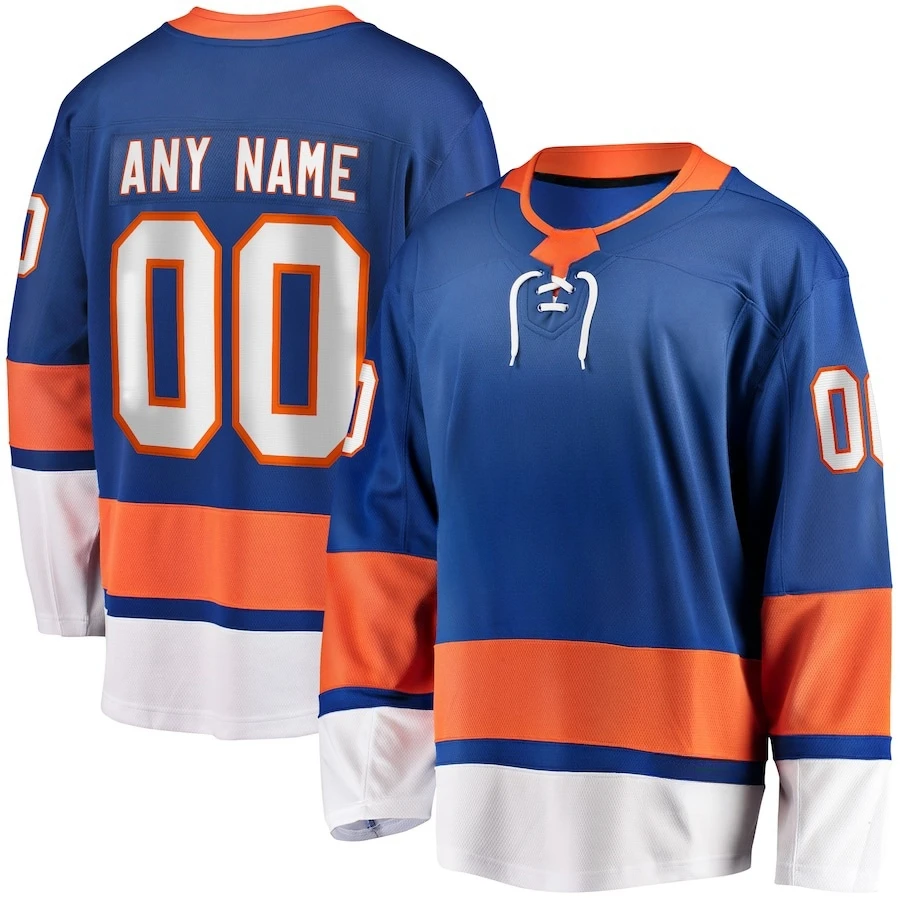 Embroidery New York Hockey Jersey Uniform Men Women Youth