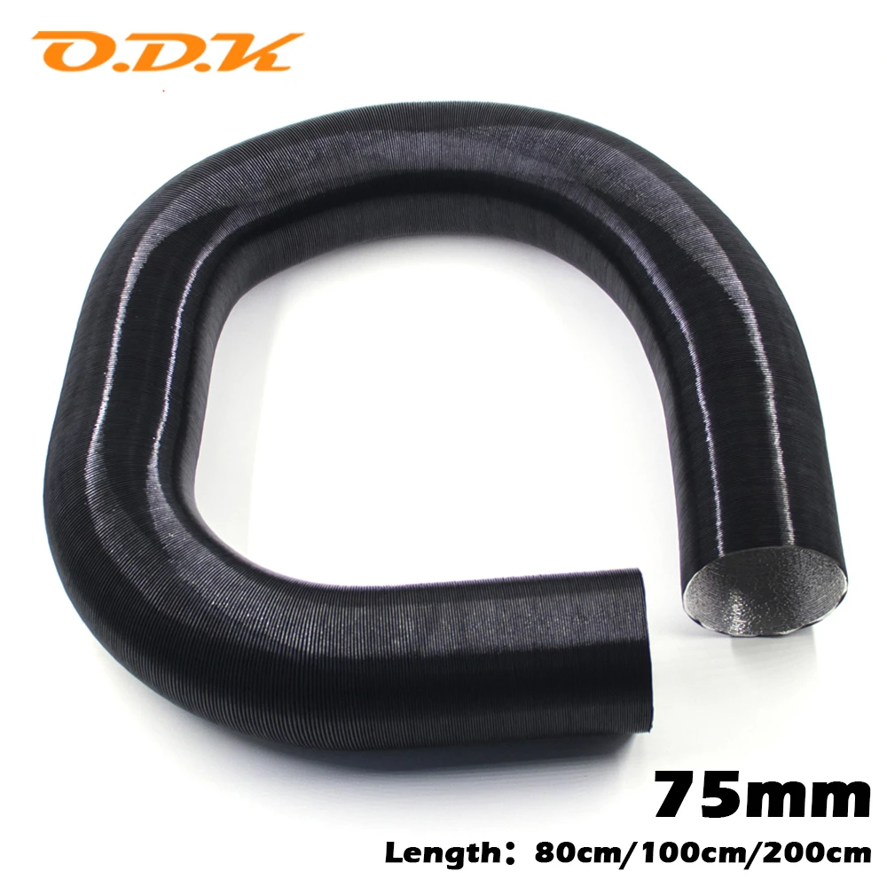 75mm Air Diesel Heater Ducting Duct Air Vent Outlet Pipe Hose Line For  Parking Heater For Webasto Dometic Planer Eberspacher - Air Intakes Parts -  AliExpress